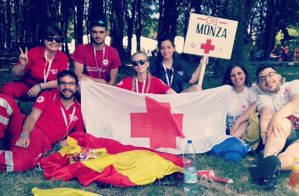 De voluntario en Cruz Roja Italiana